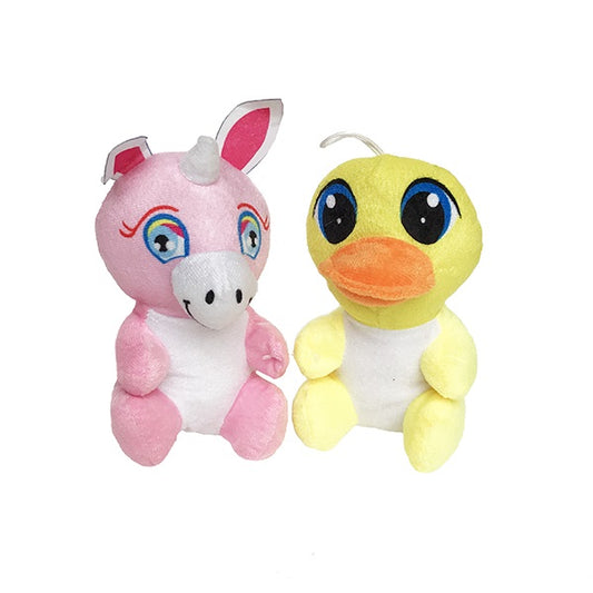 PELUCHE LICORNE ET CANARD X24PCS (MJ30097)