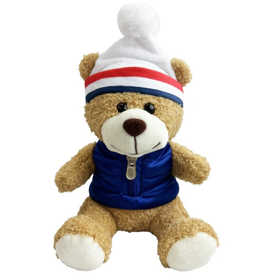 PELUCHE OURS BONNET 18CM (MJ30424) 120/12