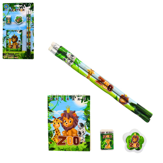 PAPETERIE JUNGLE 5 PCS (BG38635) 288/144/24