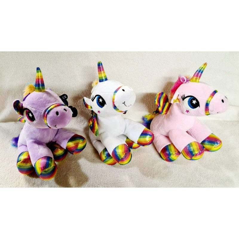 PELUCHE LICORNE 18 CM (MJ40119) 12/156