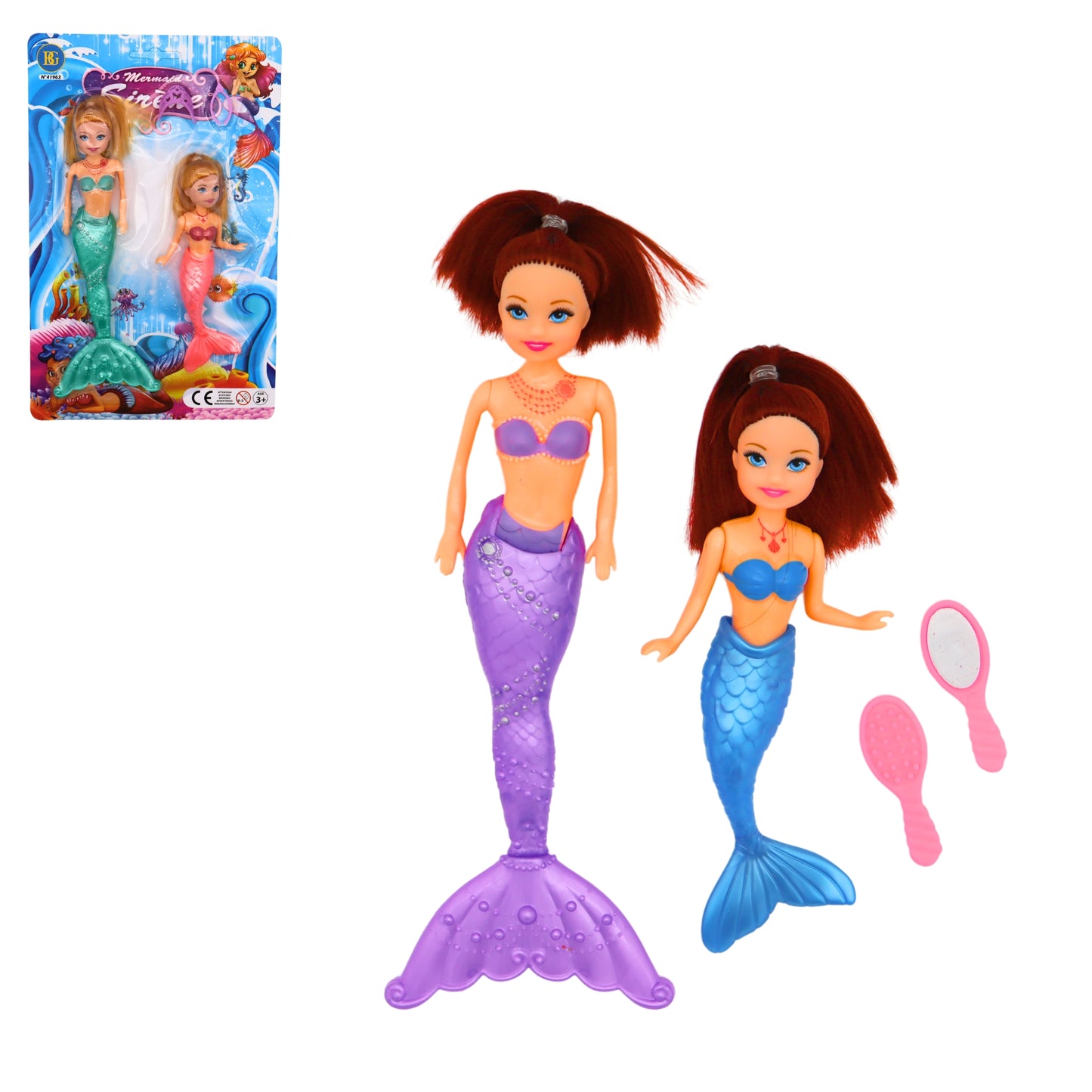 SIRENE ARTICULEE 2 PCS 21/16 CM (BG41963)