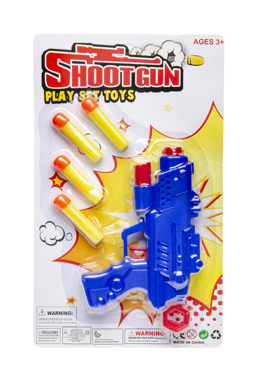 PISTOLET 4 FLECHES MOUSSES (LG4549) 60/120