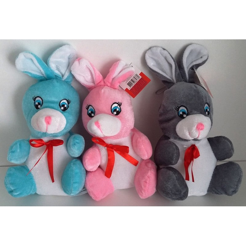 PELUCHE LAPIN 17CM X12PCS (MJ4780)