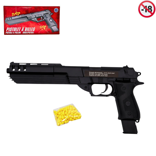 PISTOLET BILLES LONG CANON 34,5CM (BG50415) 36/72
