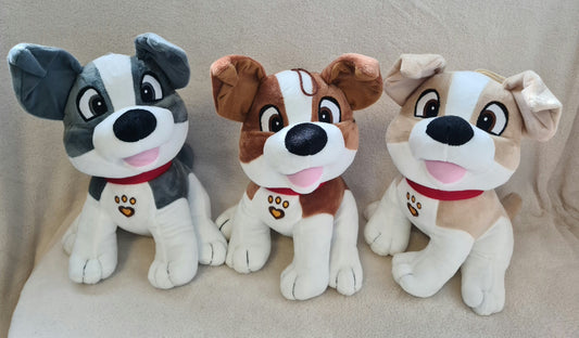 PELUCHE CHIEN ASSIS 27 CM (MJ60056) 42/6