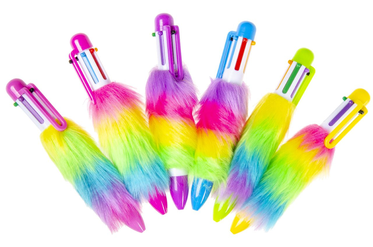 STYLO POILU AEC 6 COULEURS 24CM X24PCS (LG6325) 432