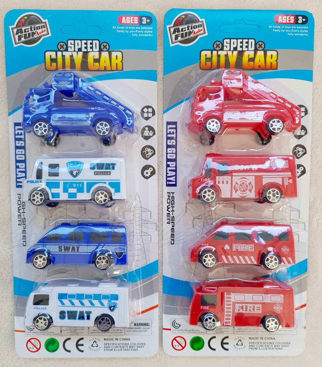 CAMION URGENCE 4 PCS (MJ71083) 192/24