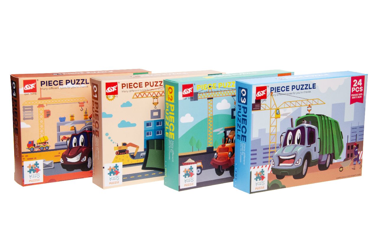 PUZZLE VEHICULE X16PCS (LG7386) 160