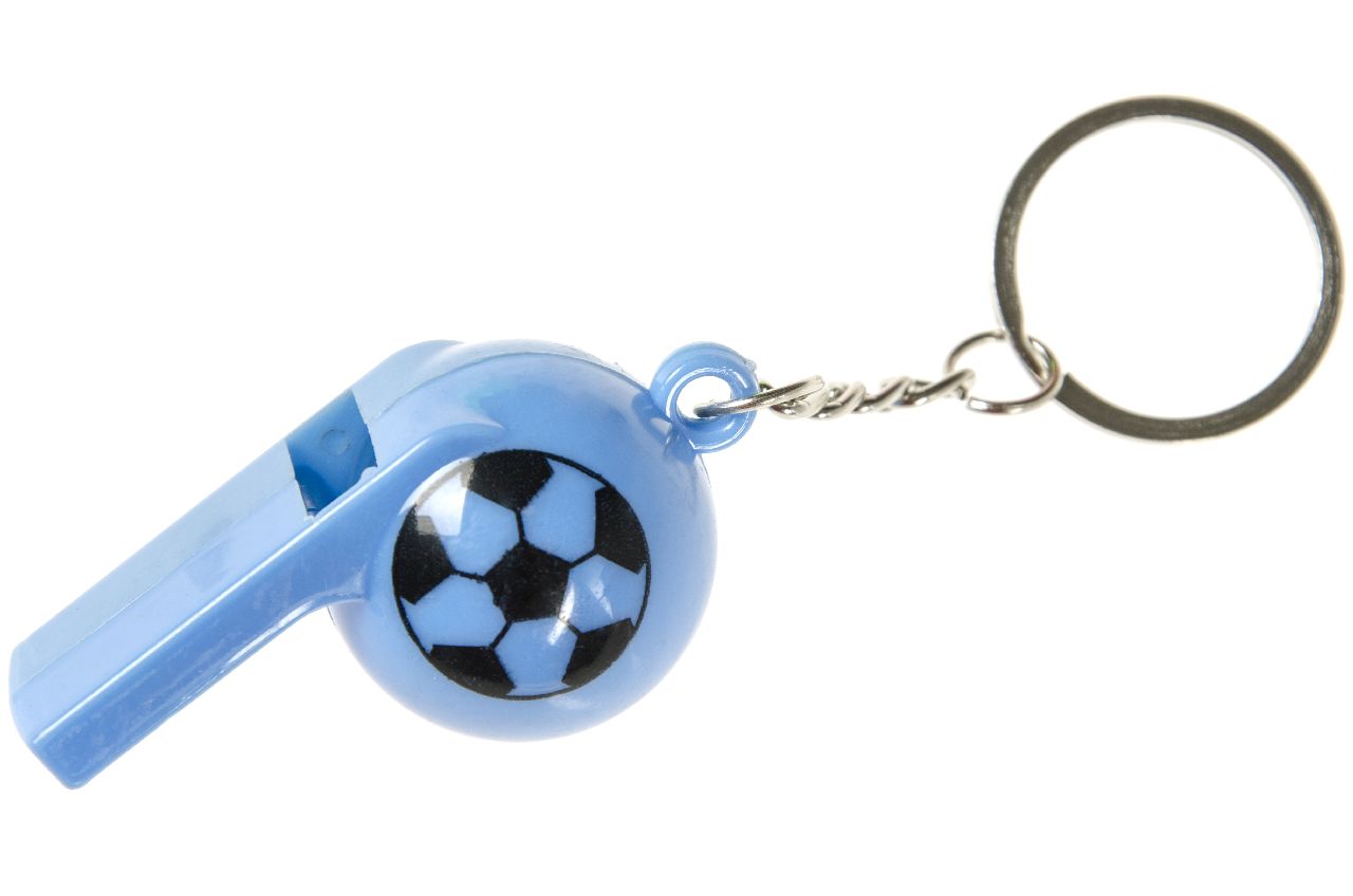 PORTE CLE SIFFLET FOOT COULEUR X12PCS (LG7513) 48/2400