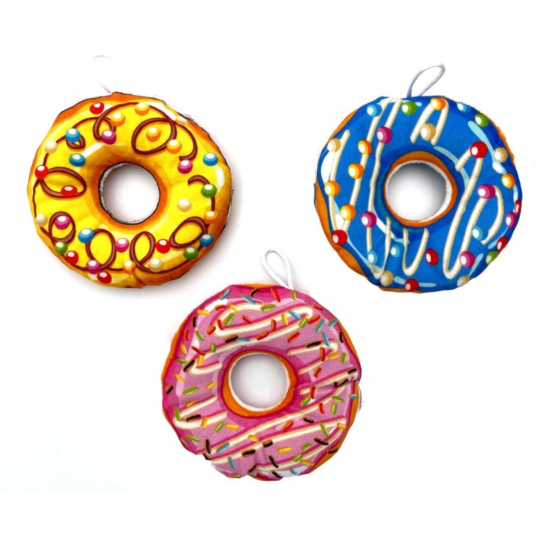 PELUCHE DONUTS 13 CM X 12 PCS (BG79355)