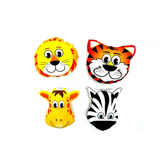 PELUCHE TETE ANIMAL JUNGLE 24 CM X 12 PCS (BG79485)
