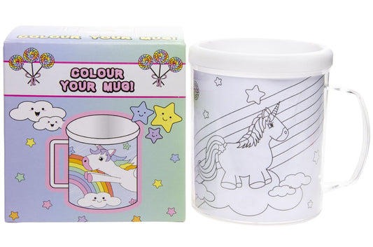 TASSE DESSIN A COLORIER LICORNE (LG8202) 144/36