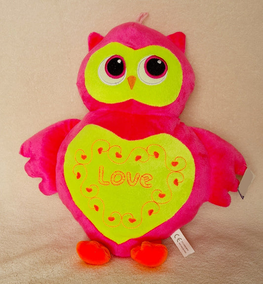 PELUCHE CHOUETTE LOVE ROSE (MJ5510) 6