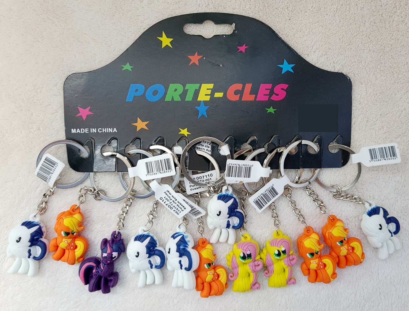 PORTE CLE PONEY 3,5CM X12PCS (TF7110)