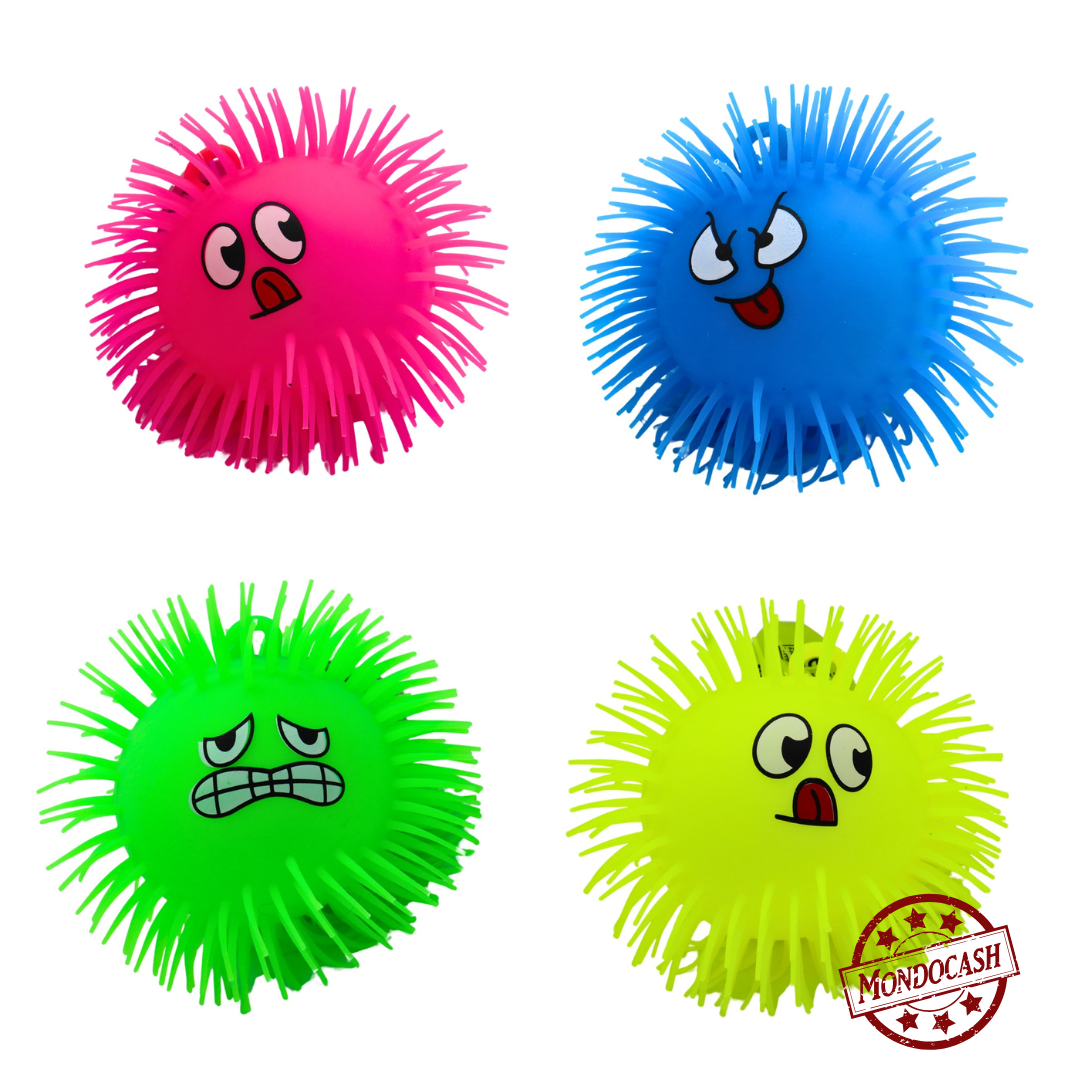 BALLE PUFFER LUMIERE 14 CM X12PCS (BG14356)