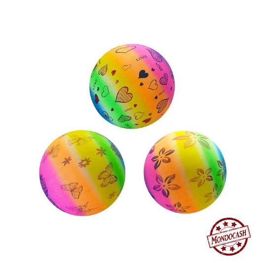 BALLON FLUO AEC DESSIN X10PCS (LG4802)