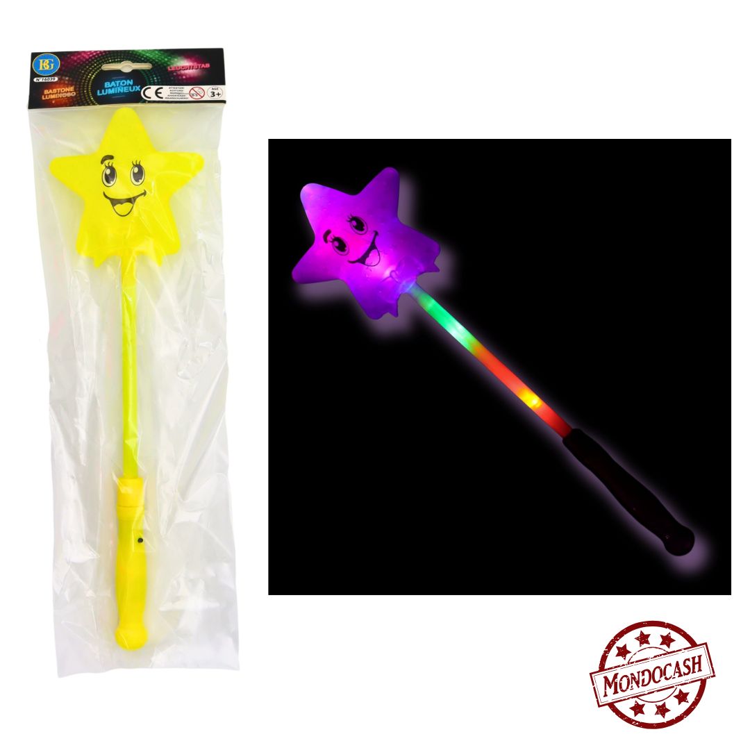 BATON LUMINEUX ETOILE 38CM (BG16039) 48/144