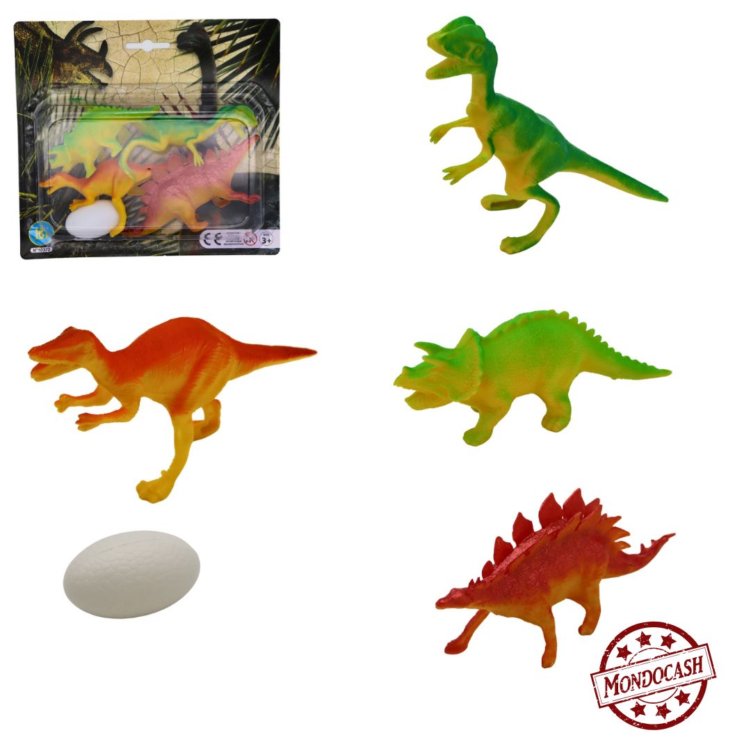 DINOSAURE 4 PCS AVEC OEUF (BG10372) 24/144