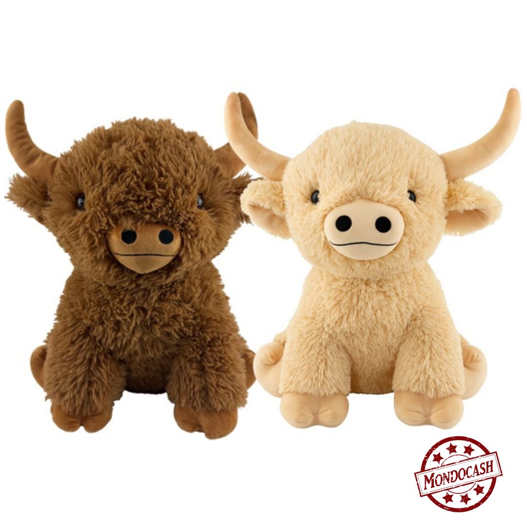 GROSSE PELUCHE BUFFLE 60CM (MJ80740) 6