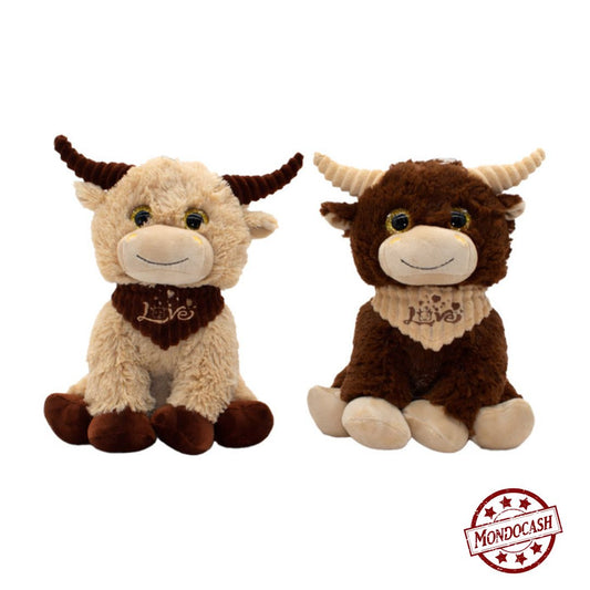GROSSE PELUCHE BUFFLE BANDANA 60CM (MJ80856) 6