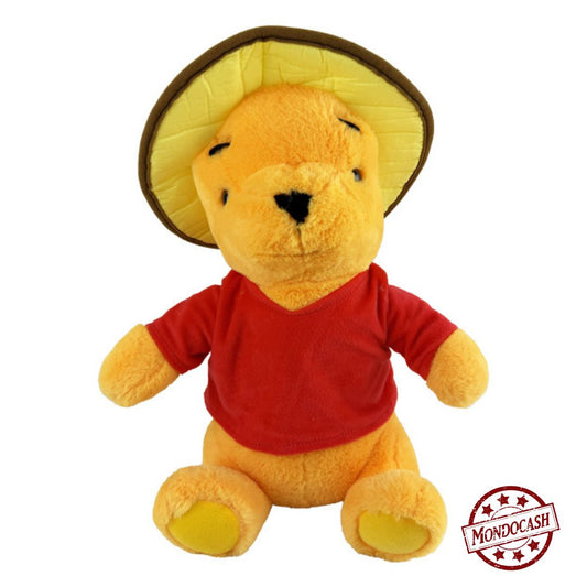 GROSSE PELUCHE OURS JAUNE CHAPEAU 60 CM (MJ80788) 6