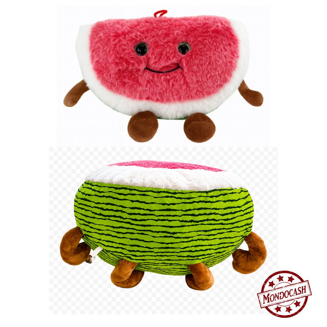 GROSSE PELUCHE PASTEQUE 60CM (MJ80818) 6
