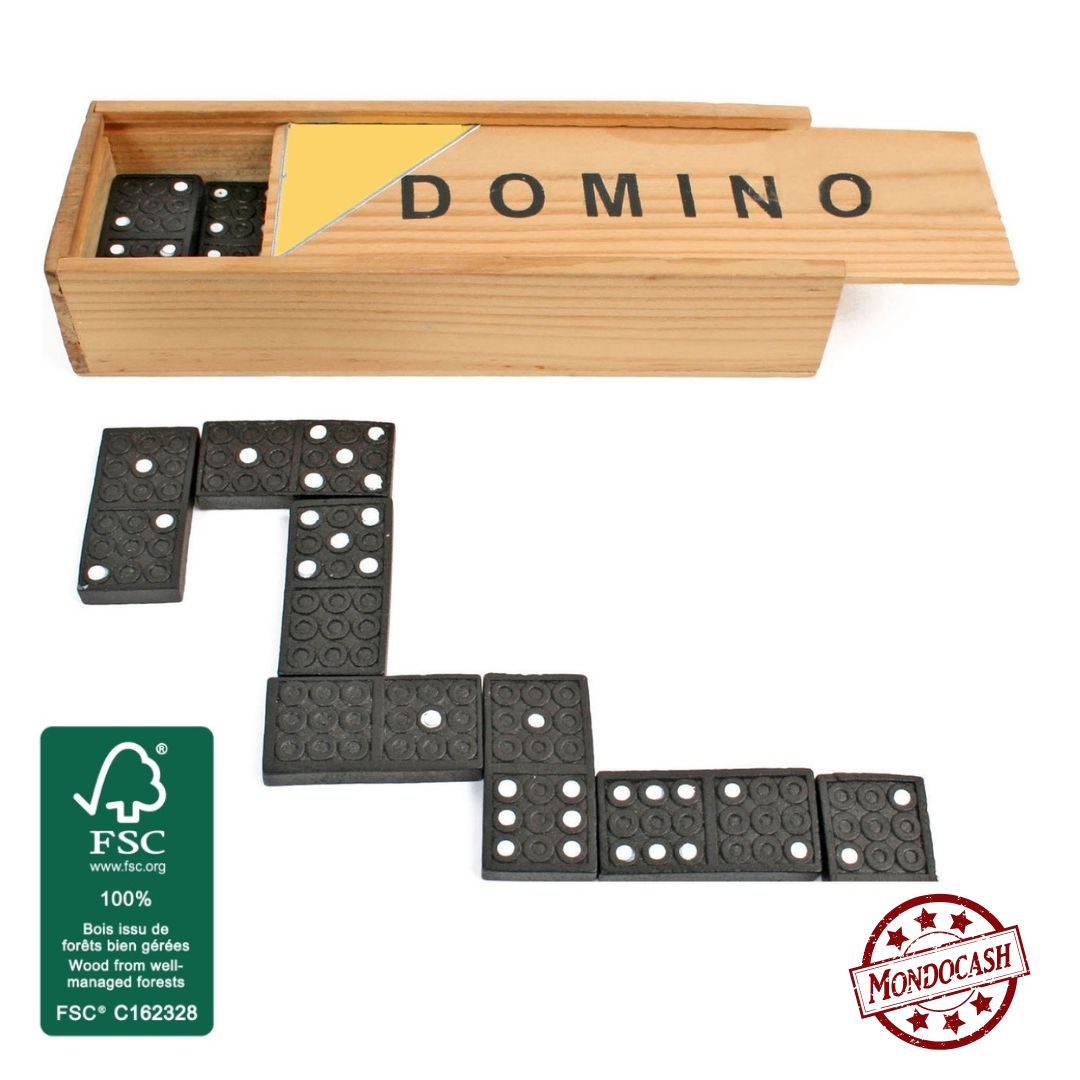 DOMINO BOITE EN BOIS (BG26113) 24/192