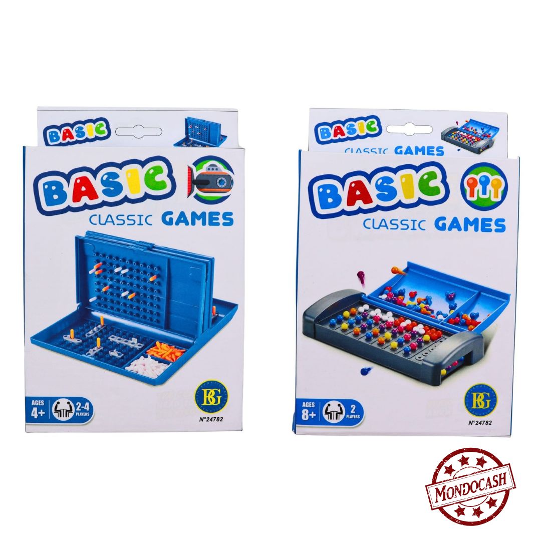 JEU DE SOCIETE 4 ASSORTIS (BG24782) 96/24