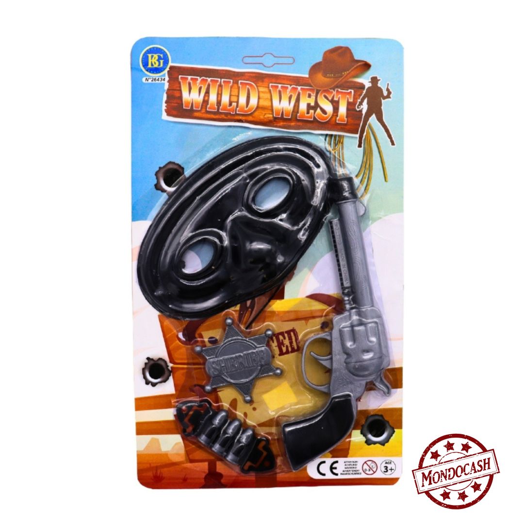 PISTOLET COWBOY MASQUE (BG26434)