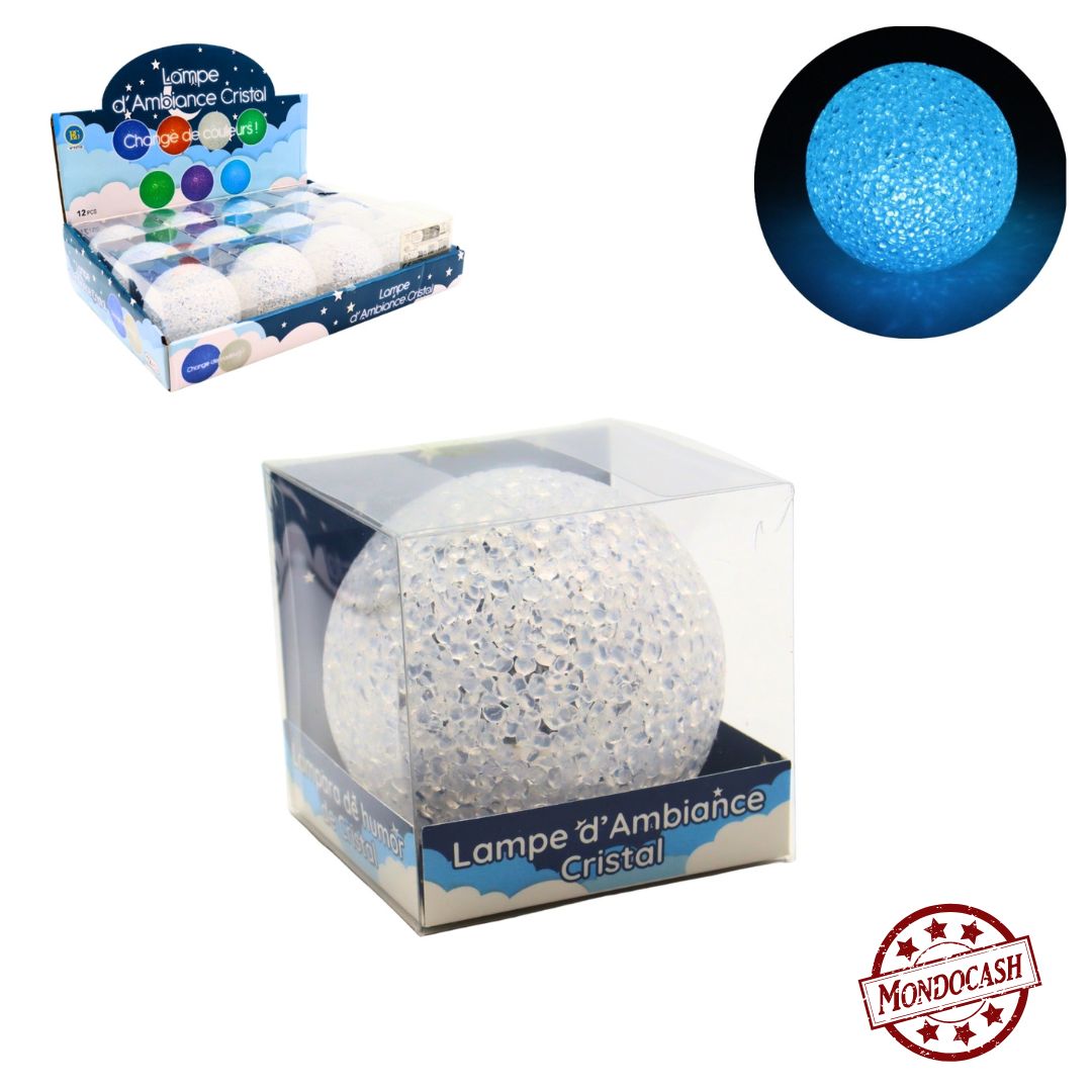 LAMPE LED BOULE 8 CM X12PCS (BG15759) 24/288