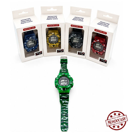 MONTRE CAMOUFLAGE DIGITAL HOMME (TF127816)