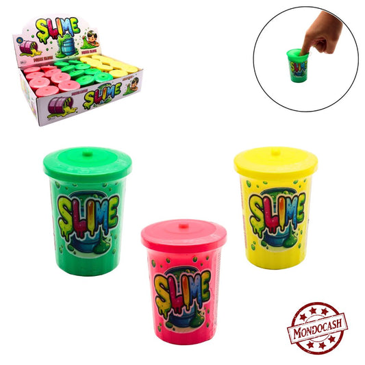PATE SLIME BARIL FLUO  100 GR X24 PCS (BG13632) 288/24