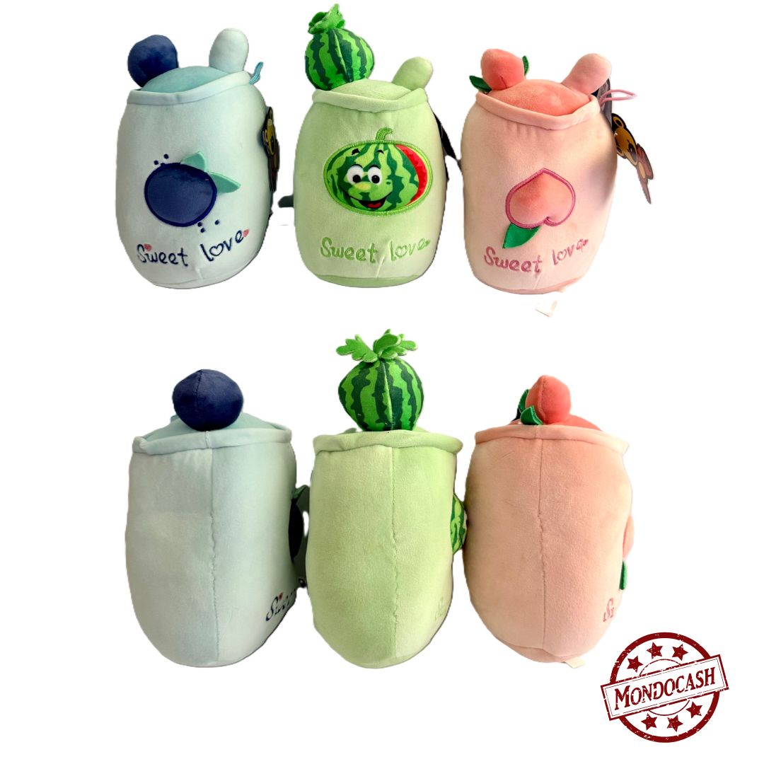 PELUCHE BUBBLE TEA FRUITS 25/22 CM (MJ41390) 66/6