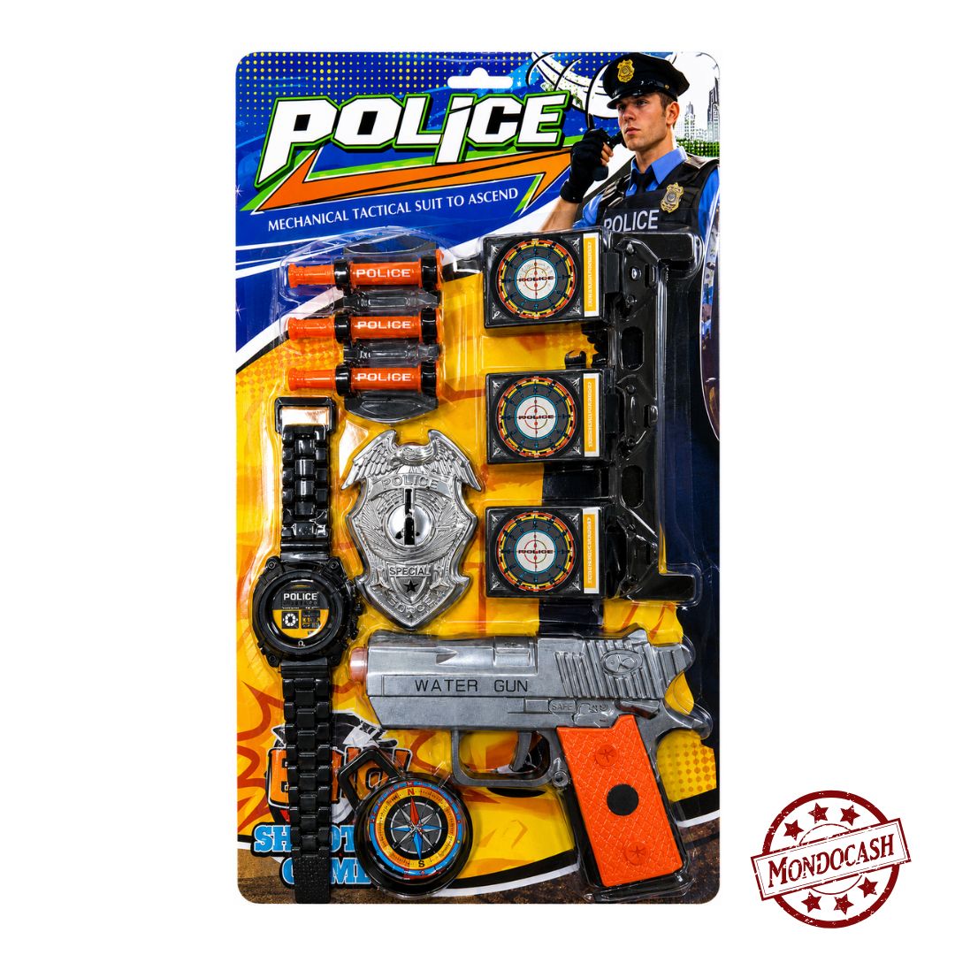 PISTOLET 3 FLECHES 4 ACCESSOIRES (MJ71953) 144/24