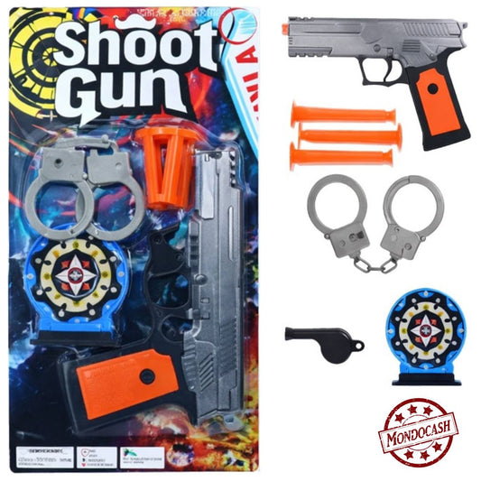 PISTOLET 3 FLECHES ET 3 ACCESSOIRES (MJ71731) 144/24