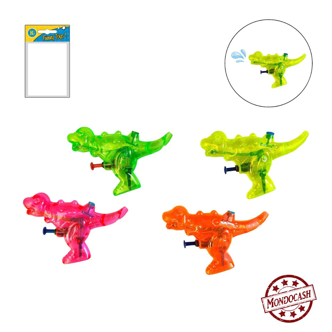 PISTOLET EAU DINOSAURE 12CM (BG28032) 384/48