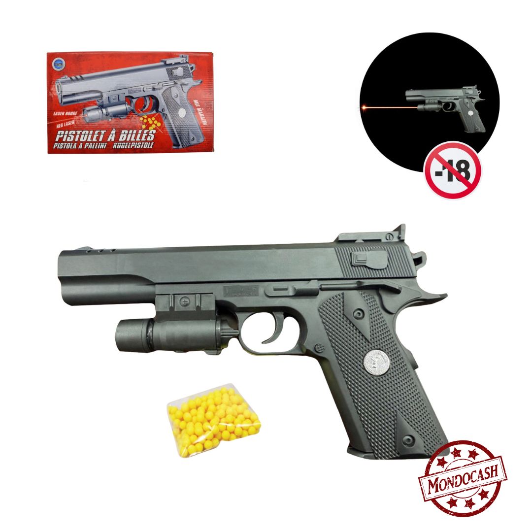 PISTOLET BILLES 24 CM LASER (BG50811) 72/24