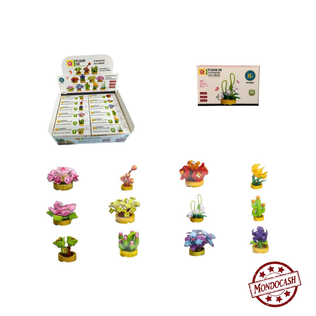 PLANTE A MONTER 3D X12PCS (BG23853) 432/12