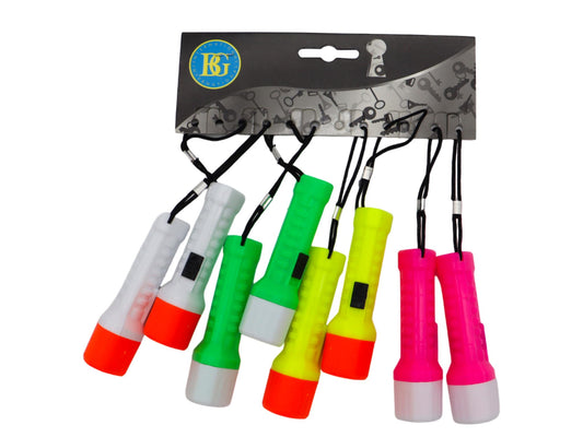 porte clé torche pour avoir toujours à portée de mains une lumière pour s'éclairer, avec ses couleurs fun et flashy