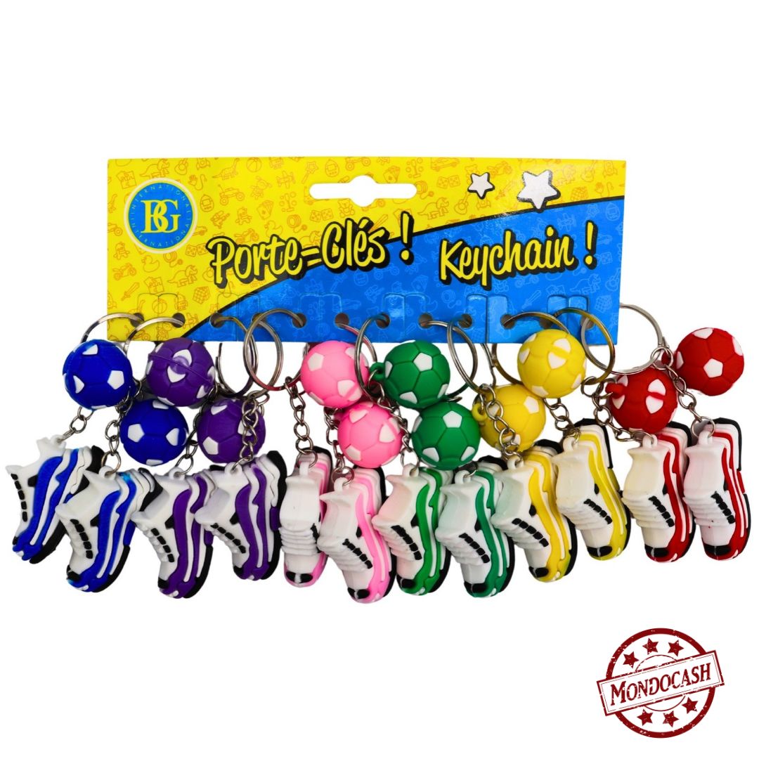 PORTE CLE BASKET FOOT BALLON X12PCS (BG18125) 576/288