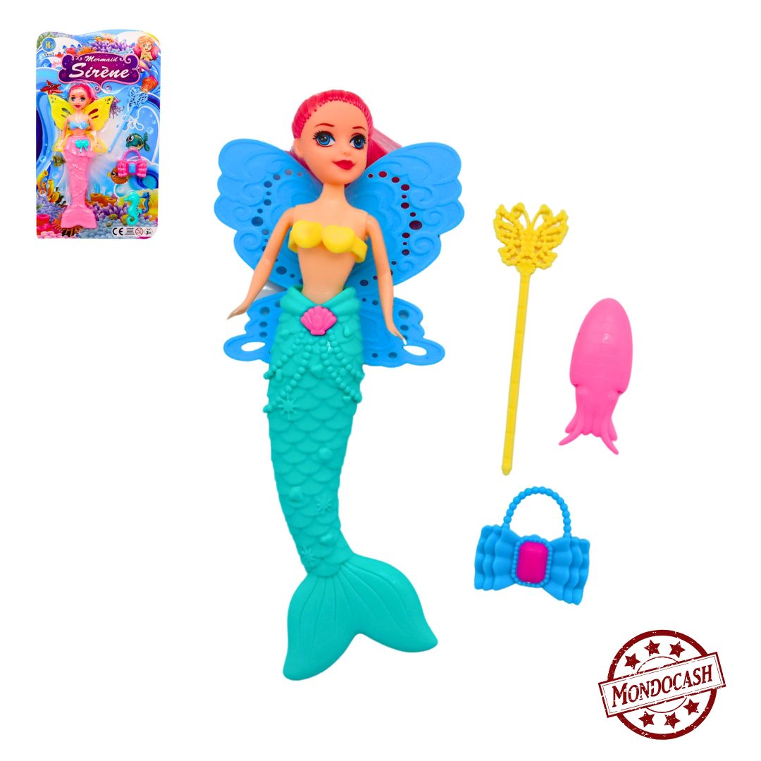 SIRENE 20 CM AVEC AILES ET 3 ACCESSOIRES (BG41932) 192