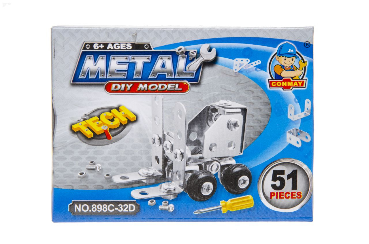 VEHICULE TP EN METAL A CONSTRUIRE 4 ASST X24PCS (LG6742) 288