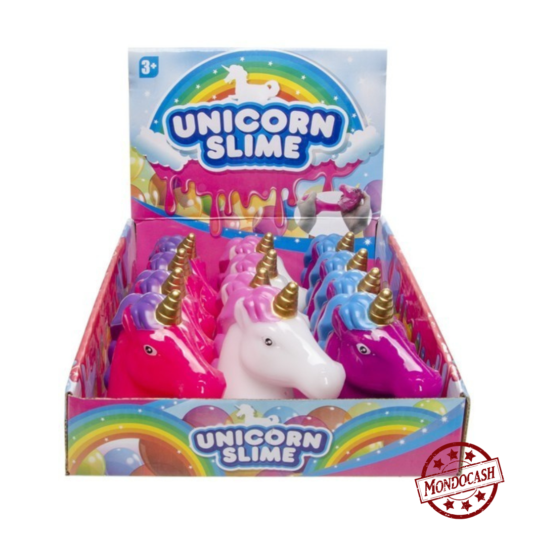 PATE SLIME TETE DE LICORNE X12 PCS (LG9438)