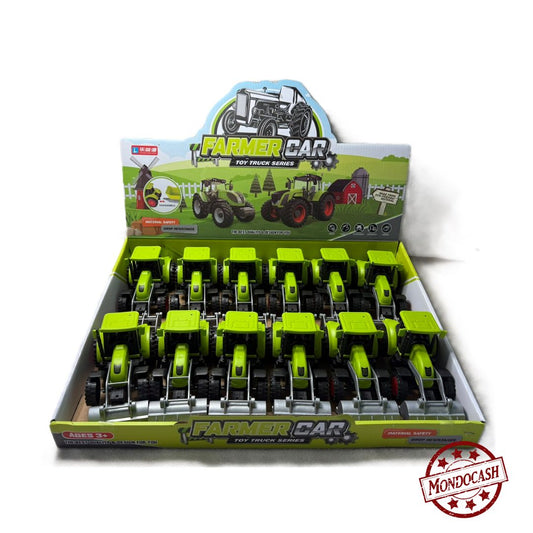 TRACTEUR VERT FRICTION X12PCS (MJ70505) 120