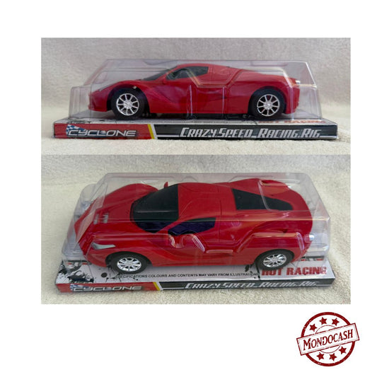 Jouet de voiture de sport friction de couleur rouge