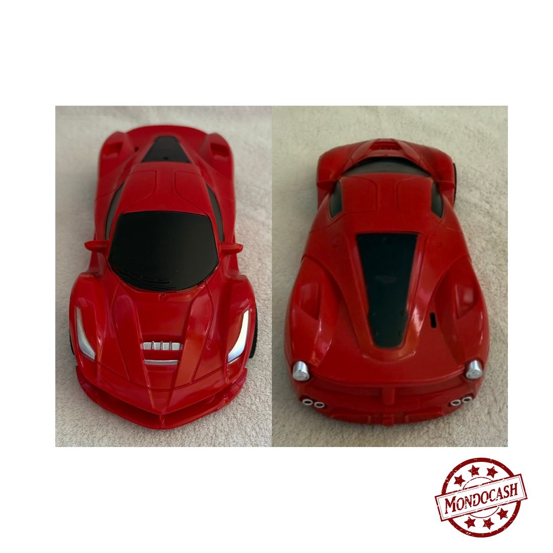 Jouet de voiture de sport friction de couleur rouge