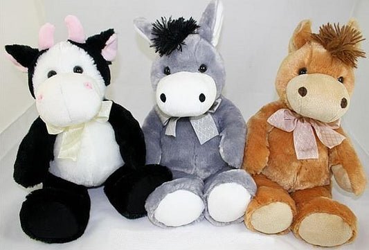 PELUCHE ANIMAL FERME 42 CM X3 PCS (PI5060) 42