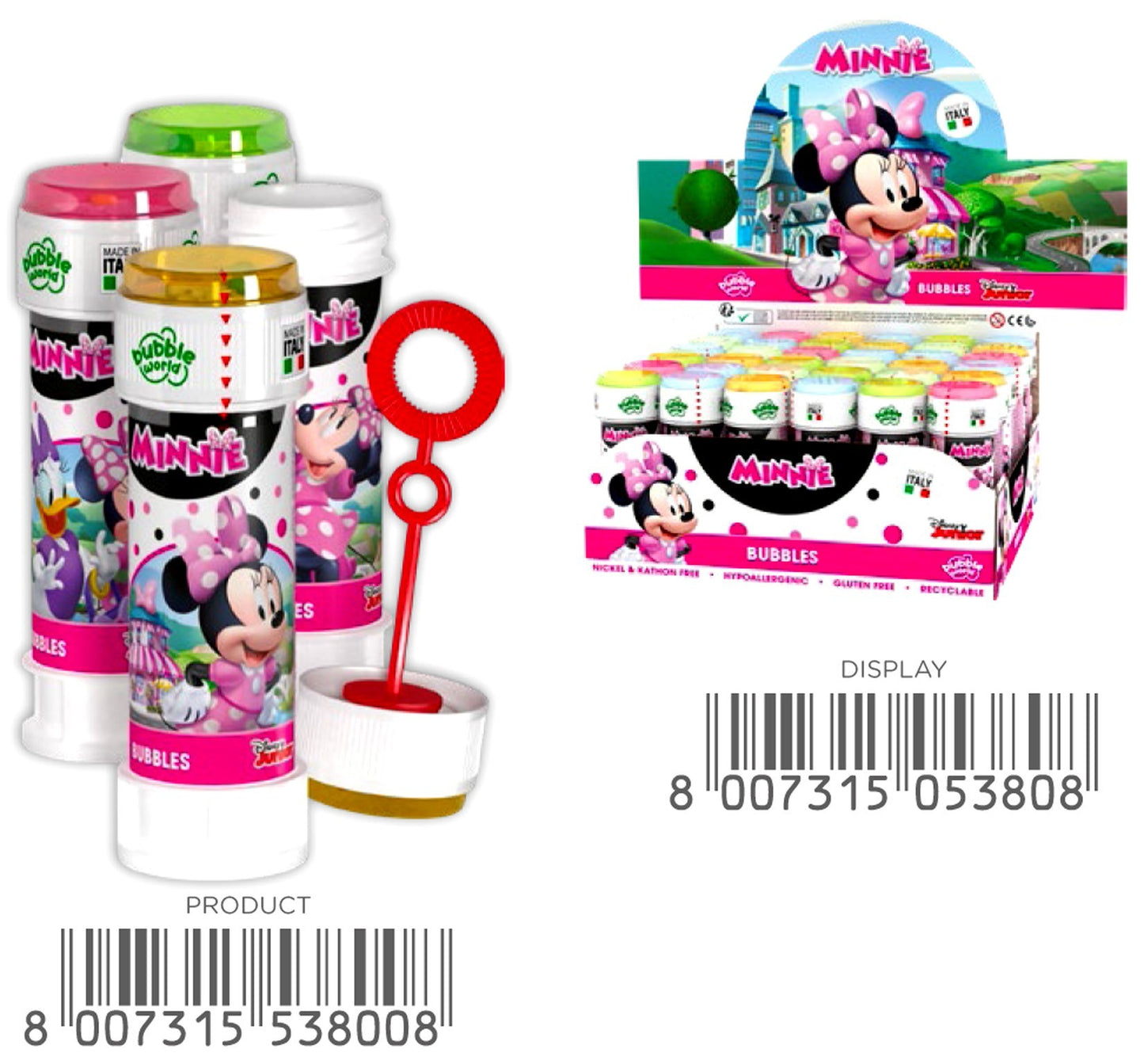 BULLES MINI MINNIE 60 ML X 36 PCS (BG95010)
