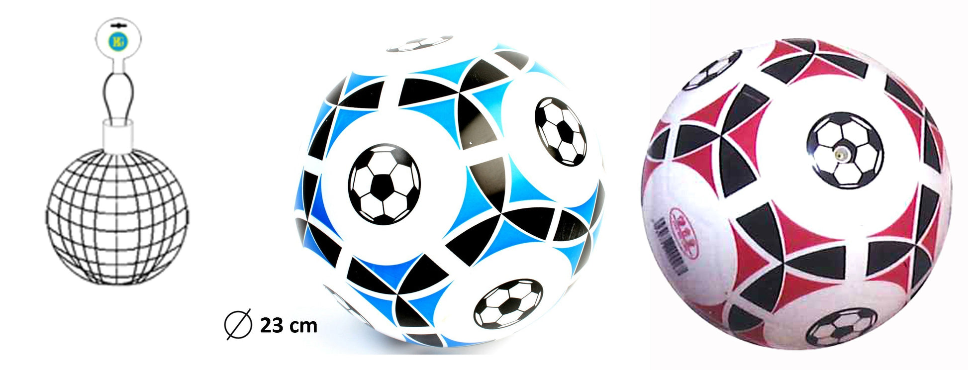 Ballon de foot en plastique pour enfant - Grossiste jouet, kermesse –  MONDOCASH