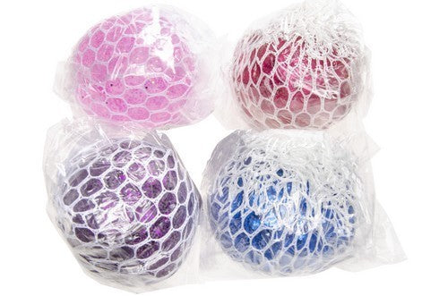 BALLE CERVELLE PAILLETTE 6,5 CM X12PCS (LG9268)